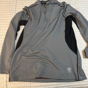 Nike Pro Combat Gray Dri-FIT Top